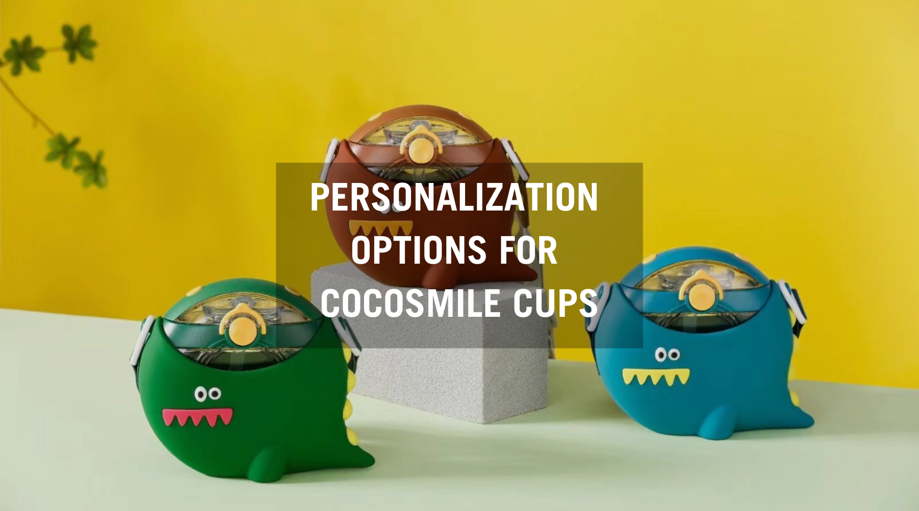 Personalization Options for Cocosmile Cups