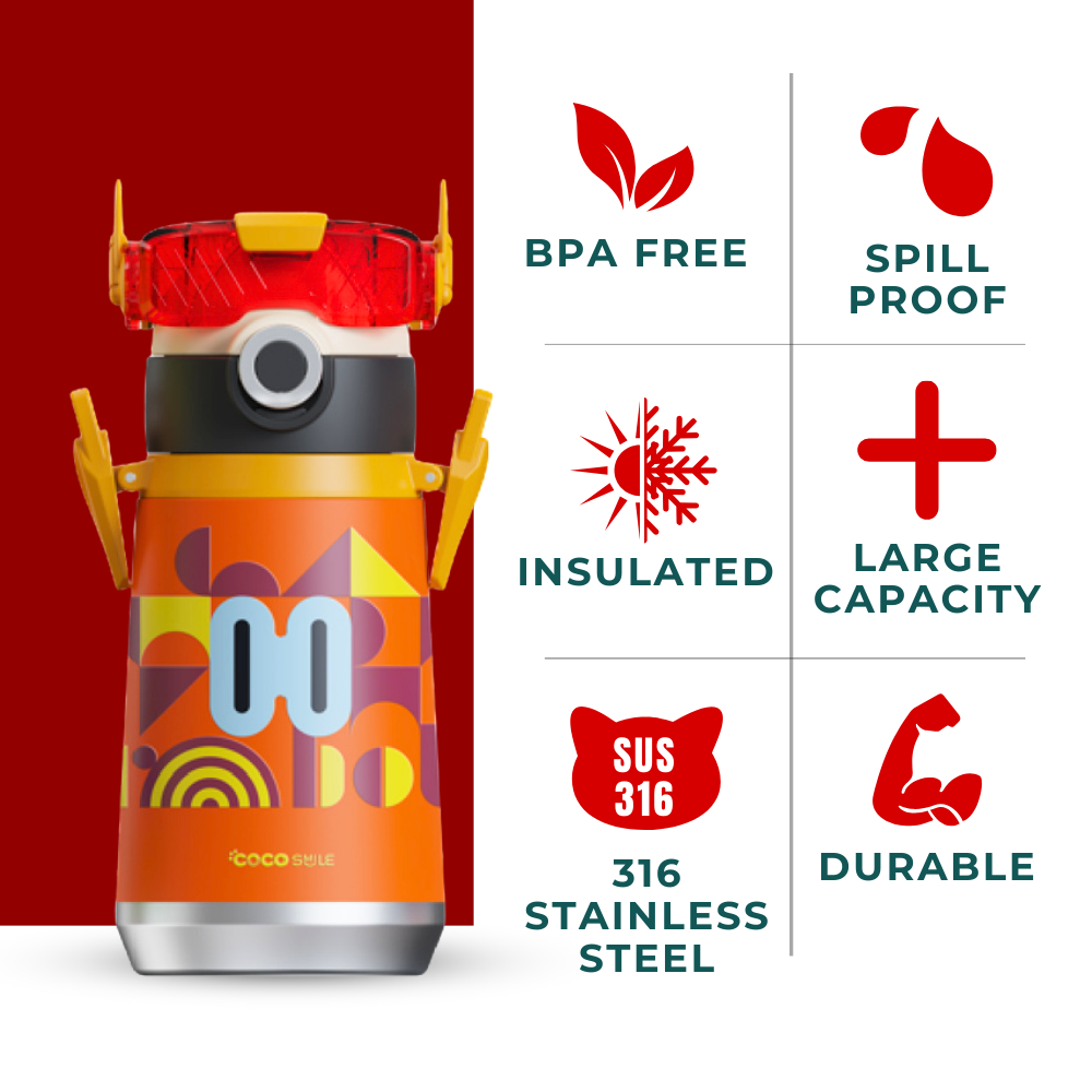 Robot Thermos Cup (Double Eye)